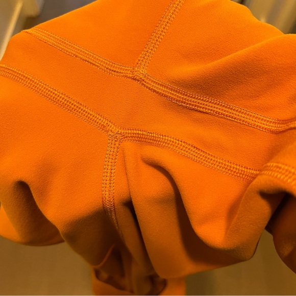 Lululemon Align Bodysuit/Onesie 8” Size 4 in Autumn Orange GUC - Picture 9 of 12